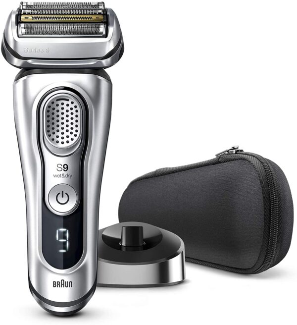 BRAUN SERIES 9 9330s WET & DRY SHAVER WITH CHARGING STAND