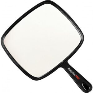BABYLISSPRO BLACK SQUARE HAND MIRROR