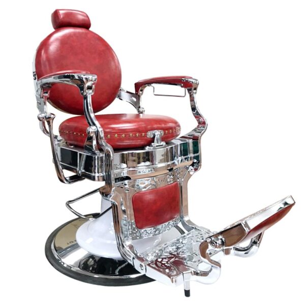 RED RETRO BARBER CHAIR