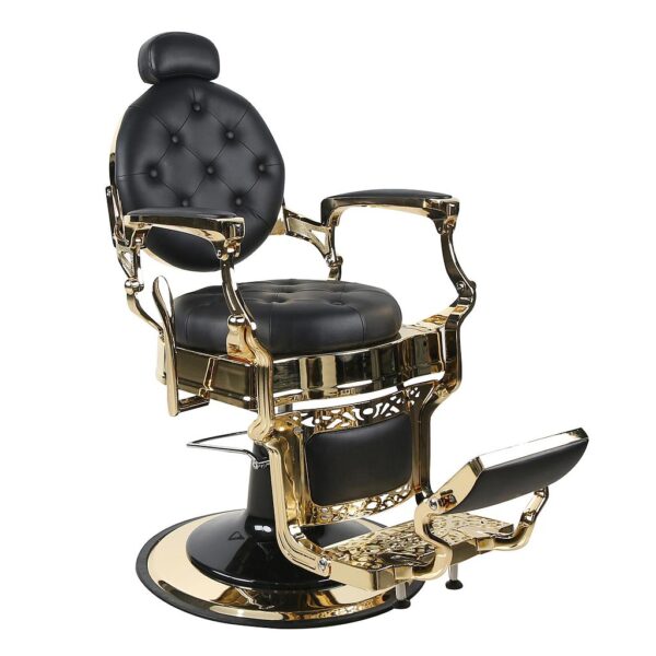 THE GOLDEN VINTAGE BARBER CHAIR