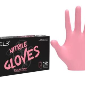 L3VEL3 PROFESSIONAL NITRILE GLOVES - PINK LARGE