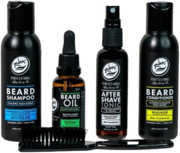 ROLDA - Men's Beard Care Grooming Kit | 5-in-1 Beard Care