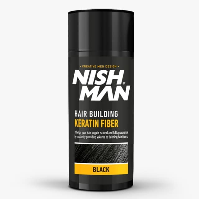 NISHMAN HAIR FIBERS BLACK 2N1 KIT