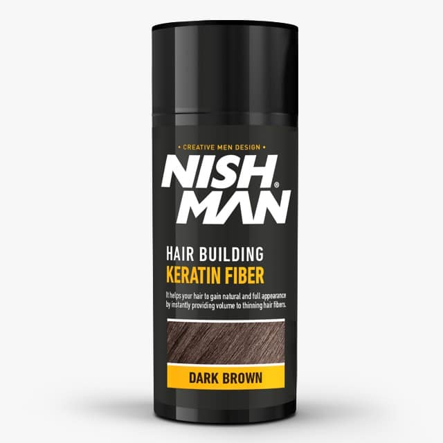 NISHMAN HAIR FIBERS DARK BROWN 2N1 KIT