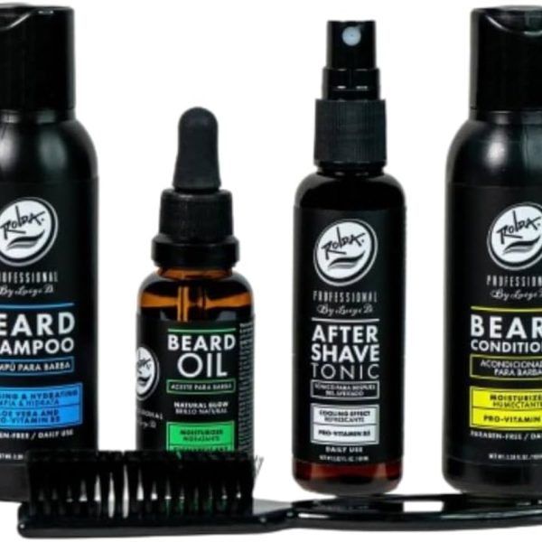 ROLDA - Men's Beard Care Grooming Kit | 5-in-1 Beard Care
