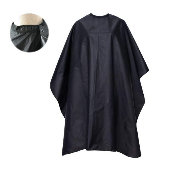 Classic Cutting Cape Black Snap Closure