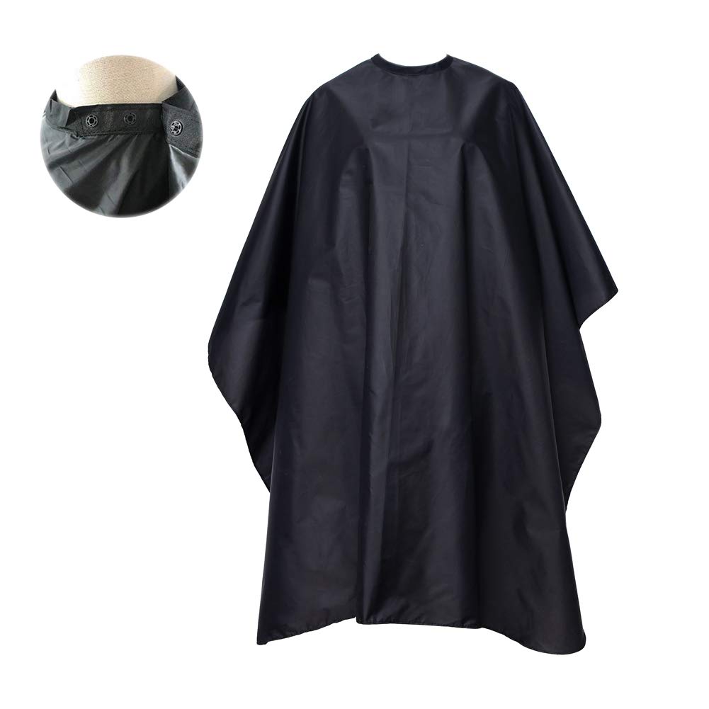 Classic Cutting Cape Black Snap Closure
