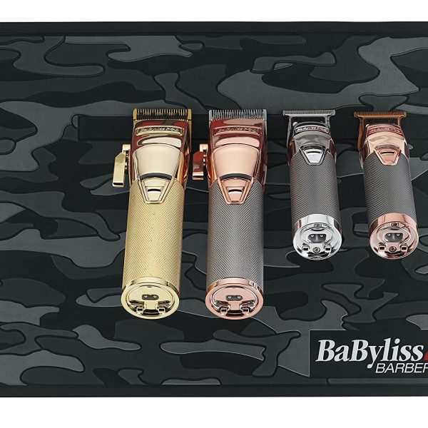 BABYLISSPRO MAGNETIC STRIP BARBER MAT BLACK CAMO