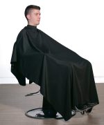 Shaving Factory Premium Barber Cape Black XXL Size