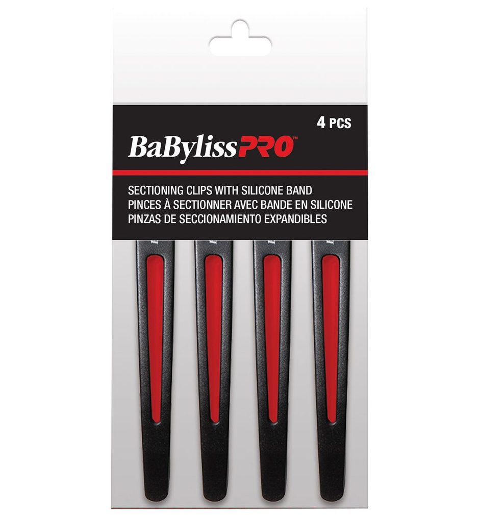 Babyliss Pro - SECTIONING CLIPS – LONG CLIP 4pcs