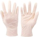 BABYLISS PRO DISPOSABLE WHITE VINYL GLOVES POWDER FREE MED