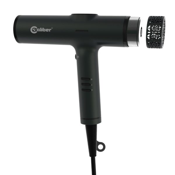 Caliber Quasar BLDC High Speed Digital Motor Professional Dryer - Black