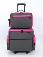 ROLLER 2 PIECE TRAVEL SET ROSE