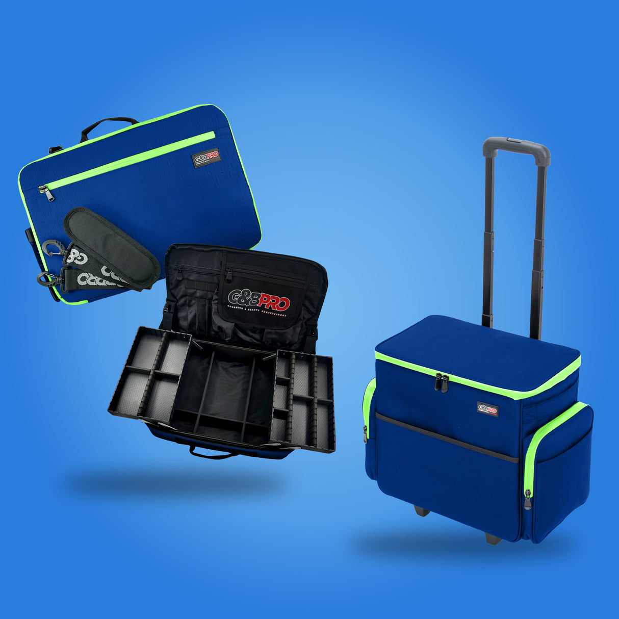 ROLLER 2 PIECE TRAVEL SET ELECTRIC BLUE