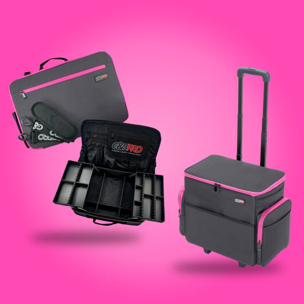 ROLLER 2 PIECE TRAVEL SET ROSE