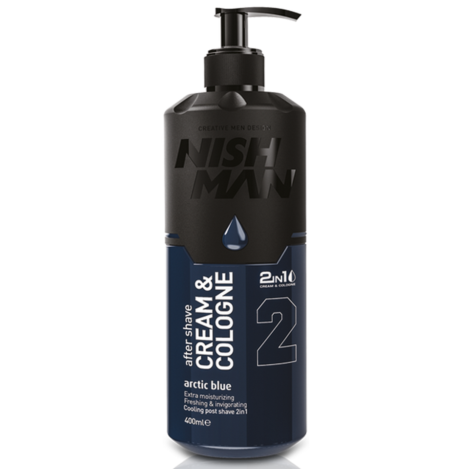 NISHMAN AFTERSHAVE CREAM LOTION ARCTIC BLUE #2
