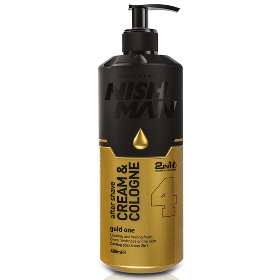 NISHMAN AFTERSHAVE CREAM LOTION GOLD #04