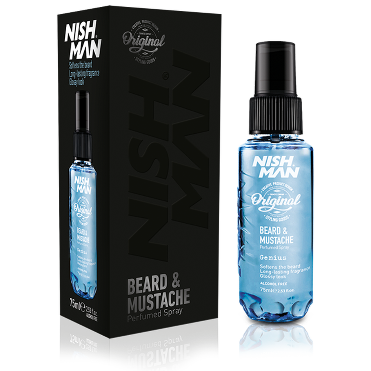 NISHMAN BEARD MUSTACHE SPRAY GENIUS