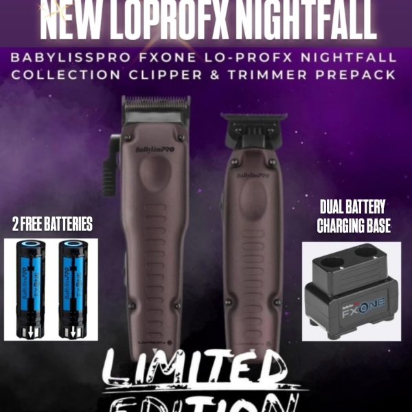 NEW LOPRO FXONE NIGHTFALL DUO BUNDLE 2 FREE BATTERIES + DUAL BATTERY CHARGING BASE
