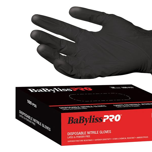 BABYLISSPRO Disposable Nitrile Gloves - Medium 100/box