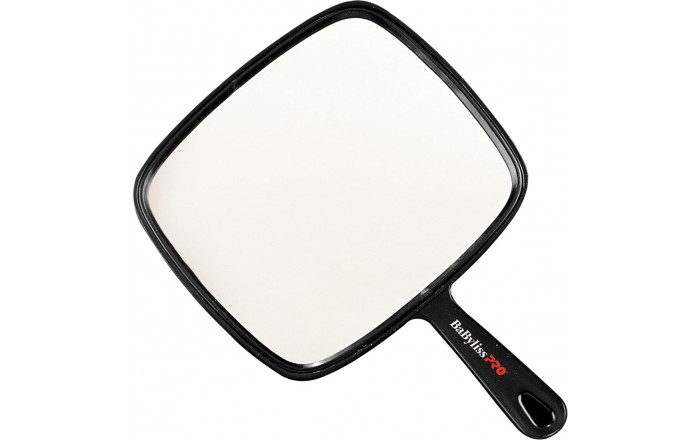 BABYLISSPRO BLACK SQUARE HAND MIRROR