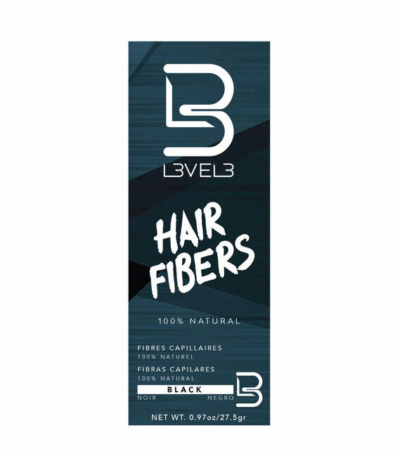 L3VEL3 HAIR FIBERS - BLACK