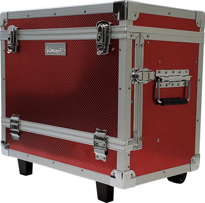 VINCENT RED ROLLING BARBER MASTER CASE