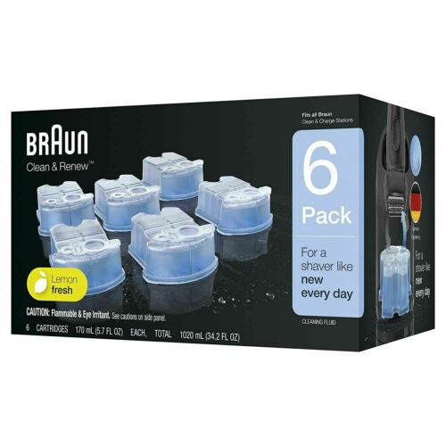 Braun Clean & Renew Refill Cartridges 6 Pack