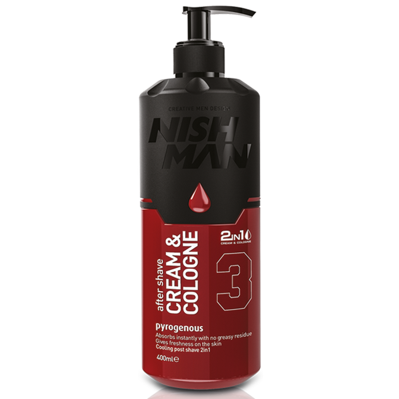 NISHMAN AFTERSHAVE CREAM LOTION PYROGENOUS #03